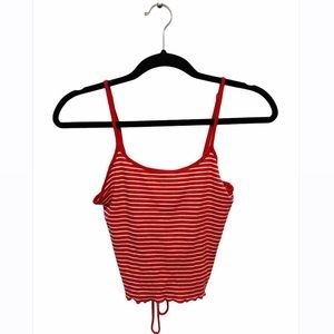 Ambiance Striped Crop Top Size L